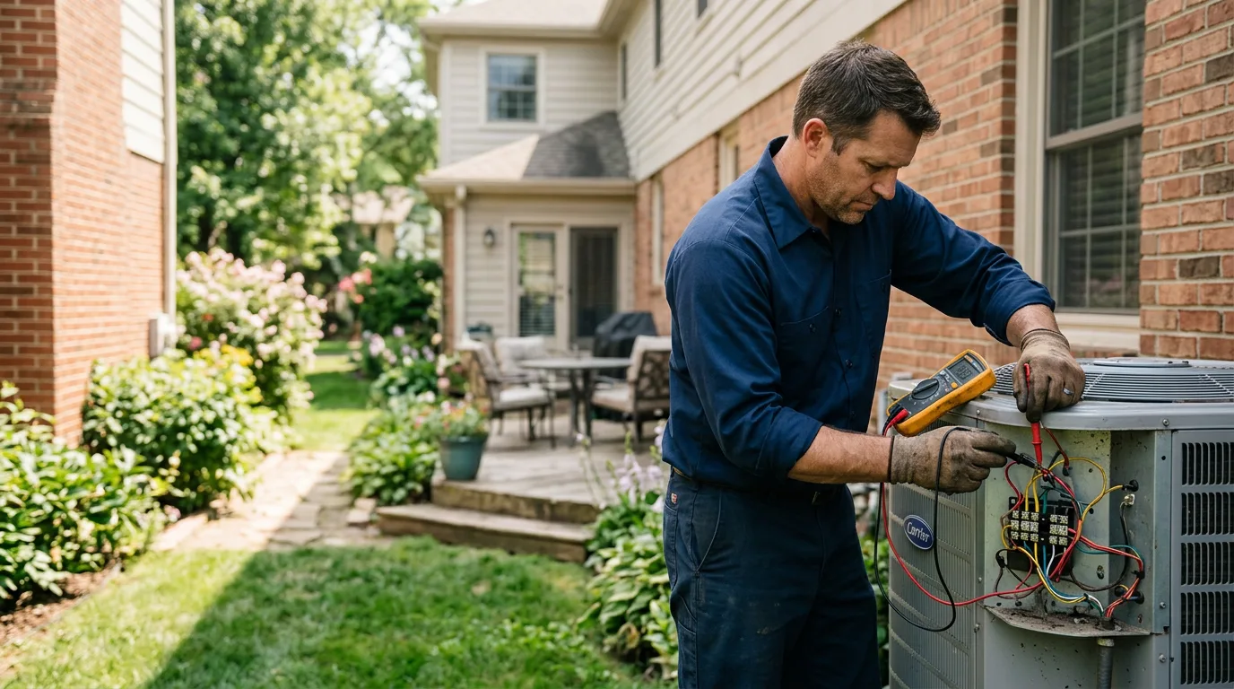 HVAC technician working near Collingswood, NJ